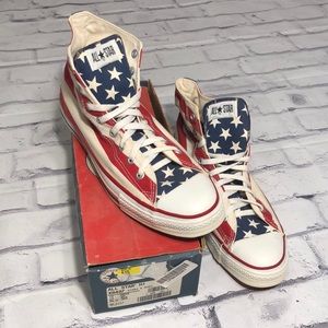 Made In USA Converse All Star FlagPrint Size 12